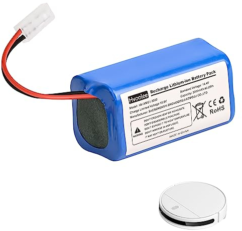 hvoolee Batería de repuesto de 3000 mAh compatible con Xiaomi Mijia G1, Mi Robot Vacuum Aspiradora Batería