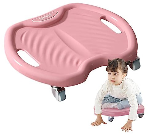 Übung | Bauchroller | Vier Rollen Core Roller 360° Drehbewegung Stummschaltgriff gebogene Nut für Männer und Frauen