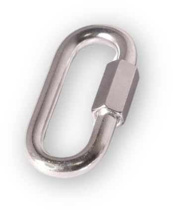 Chapuis VMRE100 MAILLON DE JONCTION, Verbindungsglied, verzinkter Stahl, Durchmesser, Verbinden von 2 Objekt mit einer Kette, einfach zu verwenden, grau, 10 mm-1 Pièce