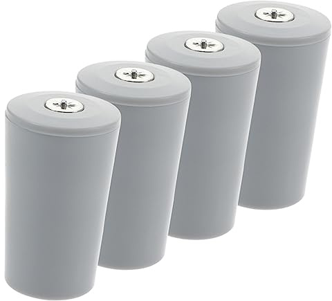 Ciieeo Fermatenda per Tende a Rullo, Accessori per Tapparelle e Zanzariere, Kit 4 Pezzi in Plastica Grigia, Fermo di Fissaggio Antiassorbimento per Finestre, Ricambi Pratici per Riparazione Domestica