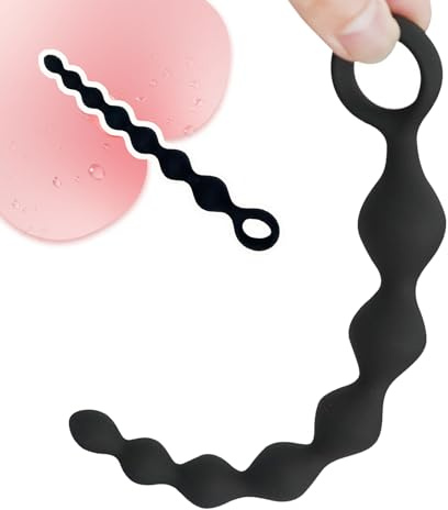 YUZHO Analkugeln Anal beads Anal kugeln Analkette für frauen mann Silikon Perlen Anal Plugs G-Punkt Vaginal Prostata Massage Anal Massage 7 Anal Perlen Gay Toys und Female Masturbation Toys