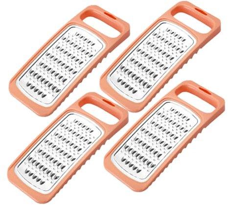 Homoyoyo Grattugia Riutilizzabile per Cetrioli 4 Pezzi in Acciaio Inox per Verdure Utensili da Cucina Affettatrice per Carote Patate E Cetrioli Facile da Pulire