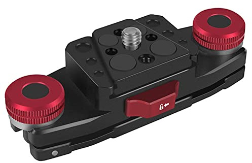 Rensimote Black Camera Waist Belt Clip Quick Release Plate Mount Anti-Shake Fast Switch Tool for SLR Gimbal Shoulder Strap Tripod Clamp
