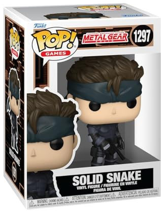 Funko POP! Games: Metal Gear Solid - Solid Snake | Official Merch - Collectable Vinyl Figurine for Shelf Display - Birthday Gift Idea for Fans and Collectors