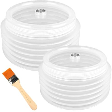 Hole Saw Dust Collector, 2 PCS Drill Dust Collector 125mm and 160mm | Includes a Cleaning Brush for Electric Drills Bits Holesaw Hole Cutter Holes Opener, Easy Operate
