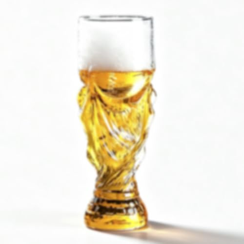 Qnbonrich Boccali da birra in vetro, trasparenti, riutilizzabili, trasparenti, a parete spessa e durevoli, per birra, cocktail, bevande, accessori da bar per feste (D (L 850 ml)
