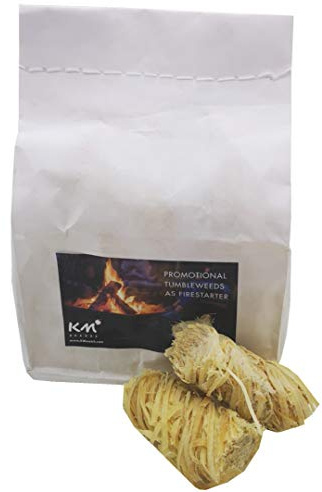 KM Firemaker Grillanzünder, Kaminanzünder ökologisch,5X 10er Packung Holzwolle mit Wachs Art. 130 (5)