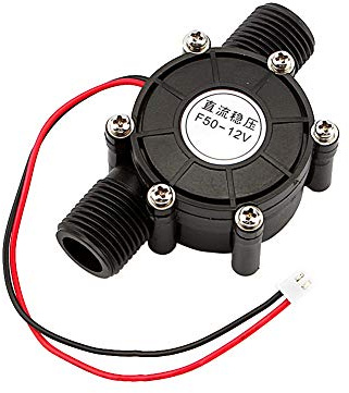 Water Turbine Flow Generator 12V DC, Micro Hydro Power Generator, Water Flow Generator, Low Noise, No Rust, No Conspicuous Scratch Yellow