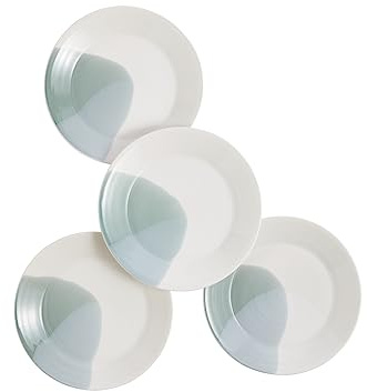 Royal Doulton Signature 1815 Lot de 4 assiettes Vert 24 cm
