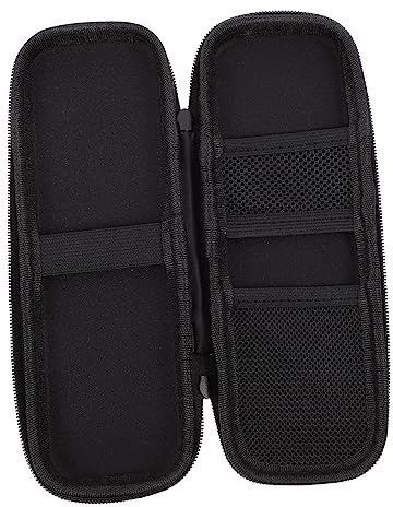 Mundharmonika Tasche Schwarz aus Oxford mit Reißverschluss | Instrumentenschutz, Musikerzubehör, Widerstandsfähig Verarbeitet, Praktisches Zubehör für Unterwegs und Reisen