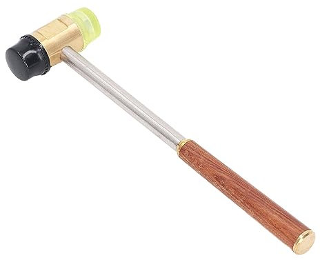 Small Rubber Mallet Hammer Tool, Rubber Hammer Double Faced Mallet Comfortable Handle Hand Tool for Installation Repair, Small Hammer for Crafts