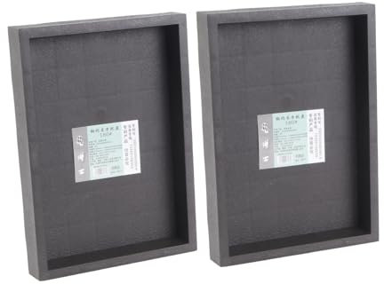 SUPVOX Plateaux pour Pots De Fleurs Rectangulaires 2 Pièces, Bases De Pots De Fleurs 18x12,8 Cm, Résine Renforcée Anti-déformation, Bacs à Eau Jardinage Intérieur Et Extérieur