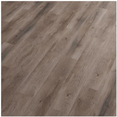 HORI Klick Hartvinylboden Rigid SPC Landhausdiele XL Holzoptik - Klick-Vinyl mit Trittschalldämmung - schwimmende Verlegung - - 150 x 22,8 x 0,6 cm - 1,71 m² - 5 Dielen