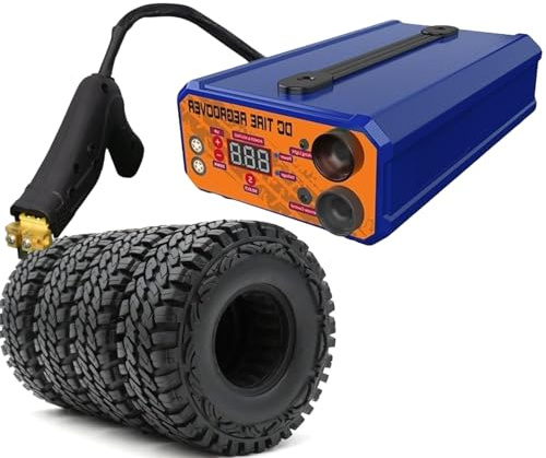 vnmudzeo 1000 W DC 8 V Rainureuse De Pneu en Caoutchouc ÉLectrique, Affichage NuméRique Portable Rainurage De Pneu Solide De Camion Machine Chauffante,220V