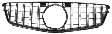 Auto Frontgrill Kühlergitter Frontgrill Für Benz C W204 Sport Racing Grill Für AMG Für GT Diamond 2007 2008 2009 2010 2011 2012 2013 2014 Facelift(E)