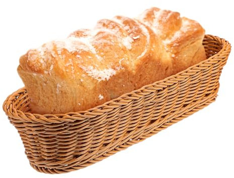 DECHOUS Woven Bread Basket for Kitchen Storage for Serving Bread and Fruit Made of Material for Home and Dining Scenarios