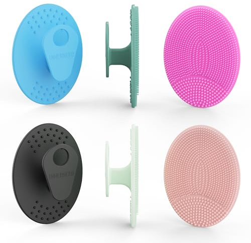 6 Pack INNERNEED Silikon Gesichtspeeling for Deep Reinigung and Exfoliation | hygienisch lebensmittelecht weich Facial Reinigung Brush, sanft for alle Hauttypen, Blackhead & Acne Pore Care