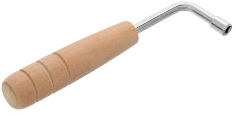 Toyvian Handlicher Autoharp Stimmschlüssel aus Stahl mit Holzgriff Tragbarer Einstellschlüssel für Lyra Harfe Komfortables Harfenstimmwerkzeug für Musiker