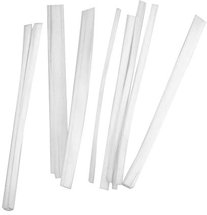Conjunto de Formulario de Manicura de Fibra de Vidrio Duradero de Extensión de Uñas para Puntas Acrílicas 50 Piezas - Aplicación Fácil para Uso Profesional y para Principiantes - Material de Fibra
