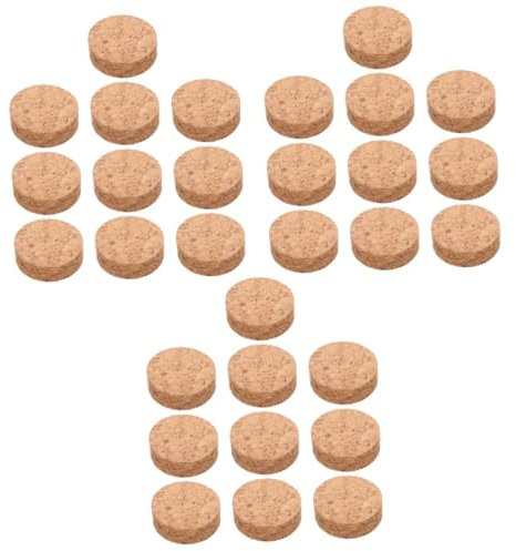 ifundom 3 Set Tappetino per Fioriera in Sughero Tappetino per Piante in Sughero Piatto per Piante Piatto per Vasi da Fiori Sottobicchiere Rotondo Tappetini in Sughero 10 Pezzi * 3