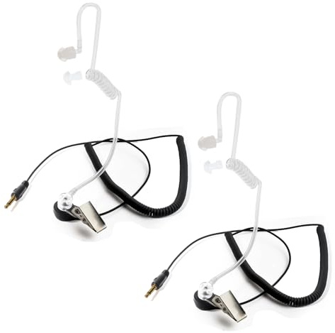 HYSHIKRA 1 Pin 3.5mm Klinke Headset 180° gemeinsamer Empfang Nur Walkie Talkie Ohrhörer