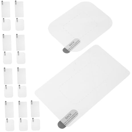 iplusmile 20pezzi Pellicola Elettrostatica Trasparente Per Parabrezza Dash Cam Adesivo Per Finestrini Auto Resistente Alle Intemperie Materiale Per Animali Domestici Nessun Adesivo Facile