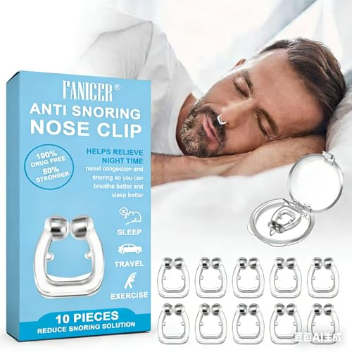 Clips Anti Ronquidos, Dispositivo Para Dejar Roncar, Dilatador Nasal Físico, Ayuda Anti Ronquidos, Compañero De Sueño Silencioso, Hombres Y Mujeres Portátil