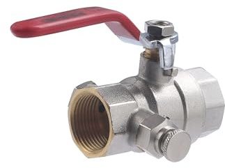 Vanne à Manette Plate Femelle - Femelle à purge 20x27 (3/4) NOYON & THIEBAULT