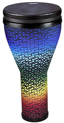 Remo World Percussion Doumbek Festival – Acousticon Kessel – Fliptop Black Suede Fell – Holi Blue – 17,5 x 10 – DK-2510-67