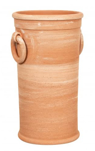 Biscottini Porta ombrelli per esterno e interno 45x35x35 cm | Vasi terracotta portaombrello Made in Italy | portaombrelli in terracotta lavorati a mano