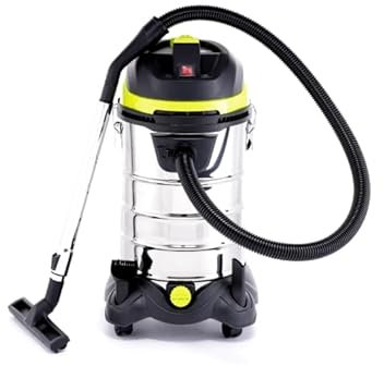 Royal Swiss® Aspirateur Tout Usage Humide & Sec 30L – 1200W, Aspirateur Industriel Puissant pour Poussière, Eau et Débris, avec Filtre HEPA, Fonction Soufflerie et Accessoires