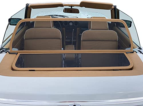 Aperta Windschott passend für Mercedes-Benz SL-Klasse (1971-1989) R107 100% Passgenau OEM Qualität Dattel Windstop Windabweiser