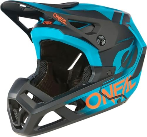 O'NEAL SL1 Helmet Strike Schwarz/Türkisblau/Größe M