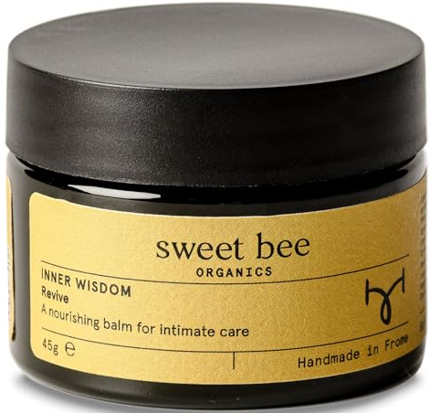 Sweet Bee Vaginal Moisturiser – Gentle Vaginal Cream with Wild Yam Root, Comfrey Leaf & Sweet Almond Oil for Intimate Hydration – Plant-Based Vagina Cream for Soothing Comfort – 60ml