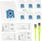 6 Bolsas de Aspiradora de Repuesto Compatibles Miele GN Classic C1 Complete C2 C3 S2000 S5000 S8000 Serie con 2 Filtros de Protección del Motor + 2 Filtros de Escape