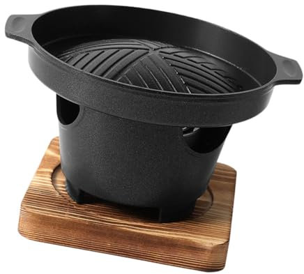 POPETPOP Practical Home Barbecue Grill Multi-functional Non-stick Camping Barbecue Grill for Outdoor Cooking