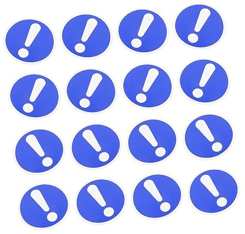 Anneome Warnaufkleber Pvc 5x5cm 4 Stück Sicherheitswarnschild Maschinenkennzeichnung Für Lagerhallen Und Fabriken Mit Ausrufezeichen Langlebig Und Leicht Anzubringen