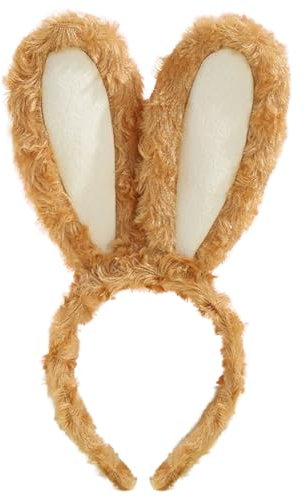 GWAWG 1-teiliger Satz Kaninchenohr Stirnband, Plüsch Kaninchenohr Stirnband, Ostern, Rollenspiele, Karneval, Frisur