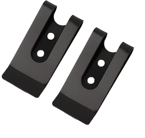 2 ganchos de clip de cinturón de acero al manganeso para manualidades y proyectos de bricolaje
