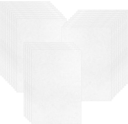 Noviatrix 25 Stück Schrumpffolie A4, Halbtransparentes Schrumpfpapier | Geeignet für Handwerkliche Herstellung Shrink Plastic Geeignet Herstellung von Schlüsselanhängern Abzeichen und Lesezeichen