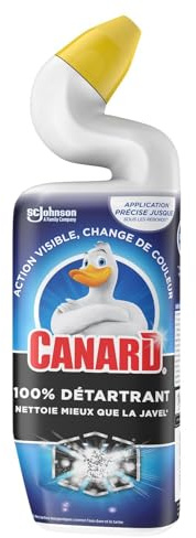 CANARD WC – Gel Détartrant Puissant pour Toilettes, Action Ciblée et Fraîcheur Durable (Flacon 750mL) - Le Lot De 4