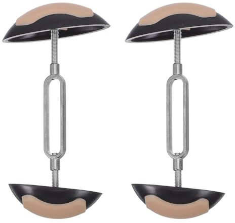 NIYANGLE 1 par justerbar mini-skosträckare - herr damer skobreddare expander shaper - justerbara stövelblock breddare sträckare expander svart