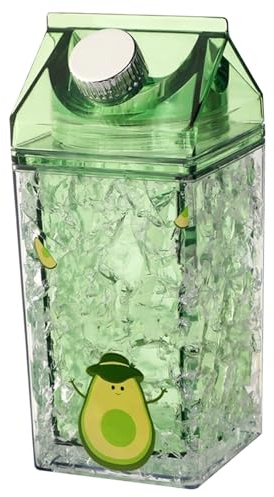 Bottiglie d'acqua in cartone per il latte da 400 ml Conservazione del freddo Simpatico contenitore in cartone per il latte con cannuccia Bottiglia d'acqua portatile a tenuta stagna estiva per ragazze