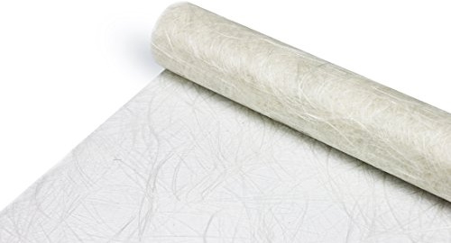 DEKOMARKET Sizoweb® Tischband Tischläufer Tischdecke 5 Meter lang, 30 cm breit (weiß)