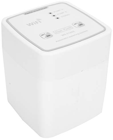 Yosoo123 Smart Flower Watering Device Indoor WiFi Sprinkler Gardening Automatic Irrigation System Timer Compatible with eWeLink 100?240V (Battery Not Included)(EU Plug)