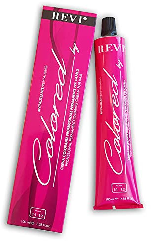 COLORED BY REVI 100 ML made in italy (6VR+) (VIOLA ROSSO) - Tinta per Capelli - Colorazione Professionale in Crema a Lunga Durata