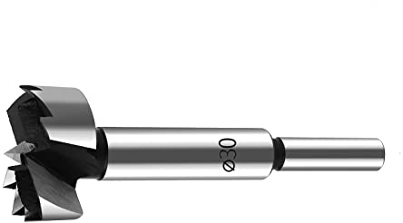 Forstnerborr 30 mm trä, TRUSTTO tillbehör borrmaskin, trä forstner bits, borrfästen med runda skaft (Ø 30 x 90 mm)
