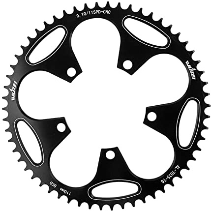 Colcolo Aluminium Bike Narrow Wide Kettenblatt 110 BCD 50/52/54/56/58/ Rundes Kettenblatt für Ritzel Reparaturteile Kurbelgarnitur BMX Folding