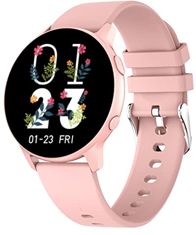 ESSONIO Smart Watch Multifunktions-Sport IP67 wasserdichte Smartwatch Voller Touchscreen Fitness-Tracker mit Herzfrequenz-Schlafmonitor，Geeignet für Valentinstagsgeschenk，Geburtstagsgeschenk