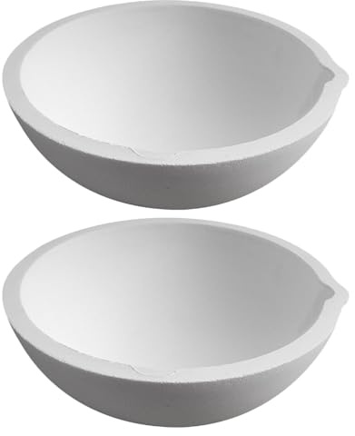 SOLUSTRE 2 Stück Verdampfungsschale Porzellan Abdampfschale Für Labor Schule Und Wissenschaftliche Experimente Hitzebeständig 5.70 X 5.70 X 2.30 Cm Für Sicheres Erhitzen